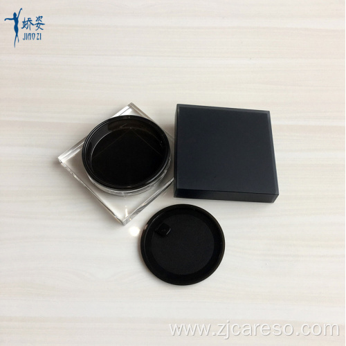 Acrylic Square Flat Cream Jar Eye Shadow Case